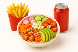 Menus Poke bowls